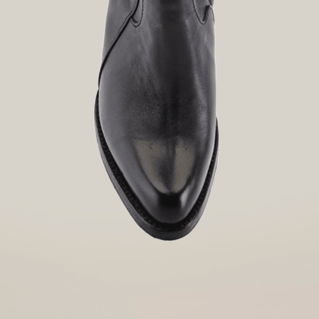 Francia Rings Bootie Black - J Toe - Gomez Western Wear