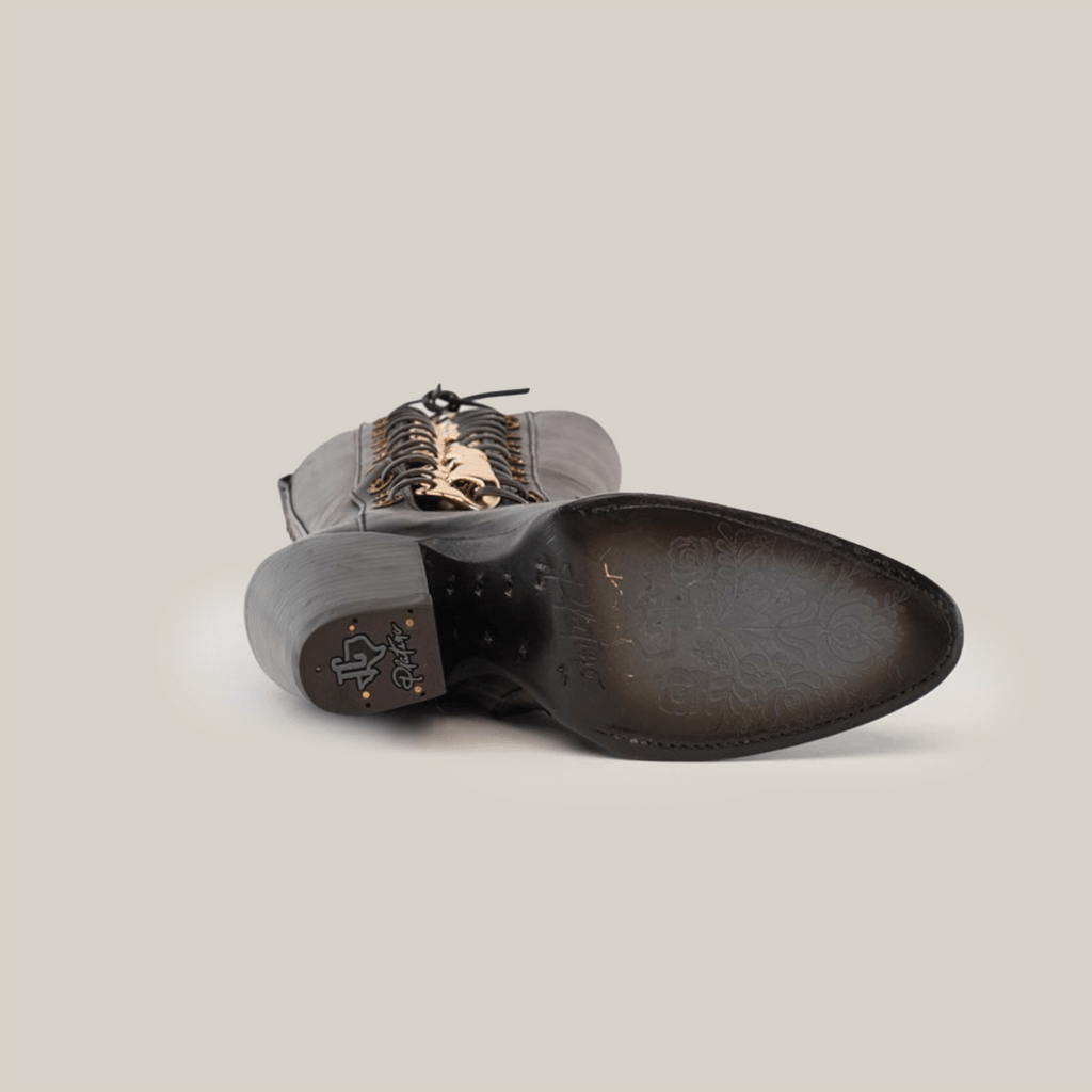 Francia Rings Tall Shaft Chocolate - J Toe - Gomez Western Wear