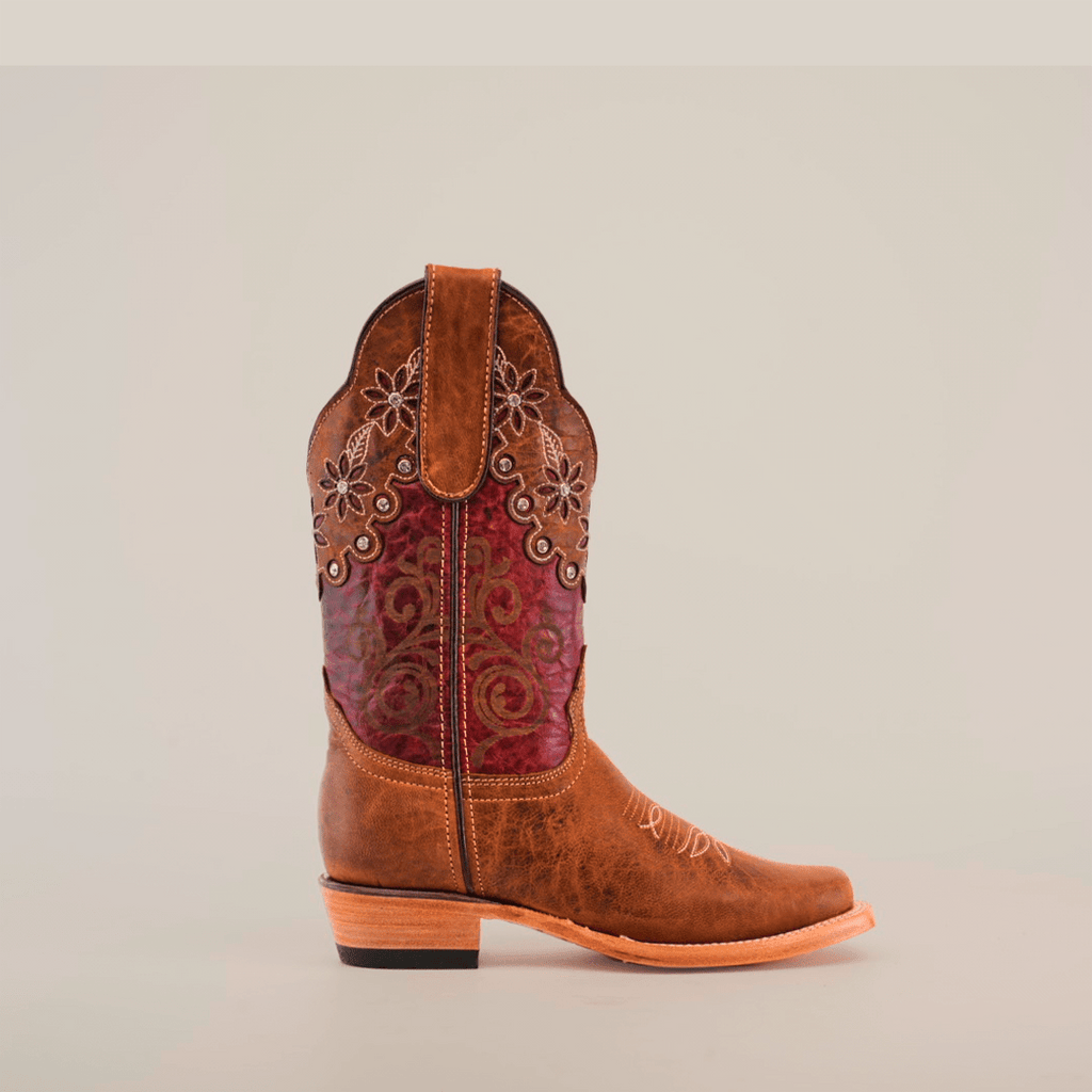 Grecas - Orix Crystals Short Shaft Boots - Narrow Square Toe (E387) - Gomez Western Wear
