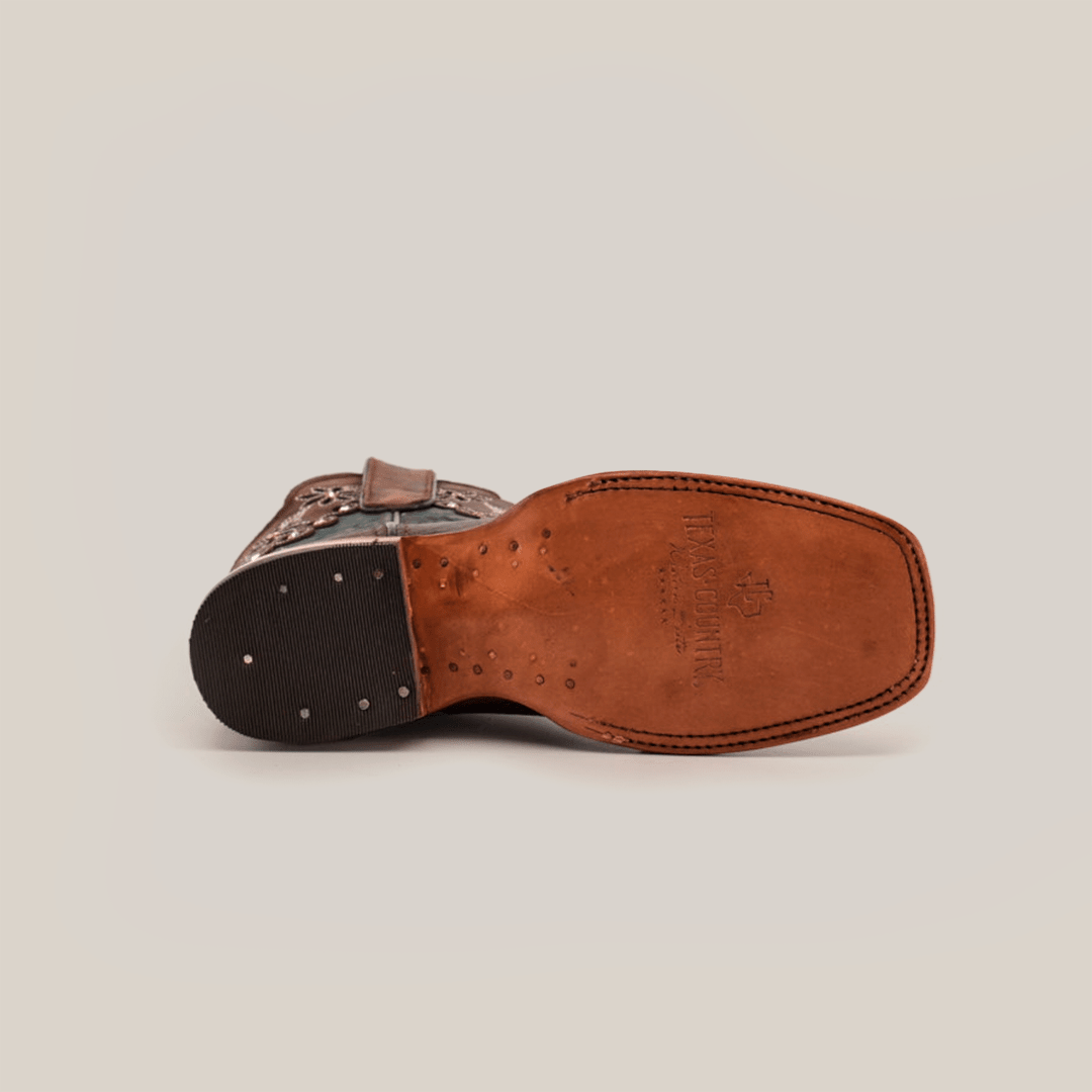 Grecas - Tobacco Crystals Short Shaft Boots - Narrow Square Toe (E387) - Gomez Western Wear