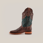 Grecas - Tobacco Crystals Short Shaft Boots - Narrow Square Toe (E387) - Gomez Western Wear