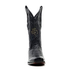 Grisly Cowboy Boots - Black - Narrow Square Toe (E484) - Gomez Western Wear