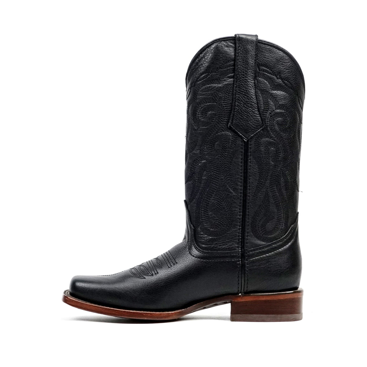 Grisly Cowboy Boots - Black - Rodeo Toe (E50) - Gomez Western Wear
