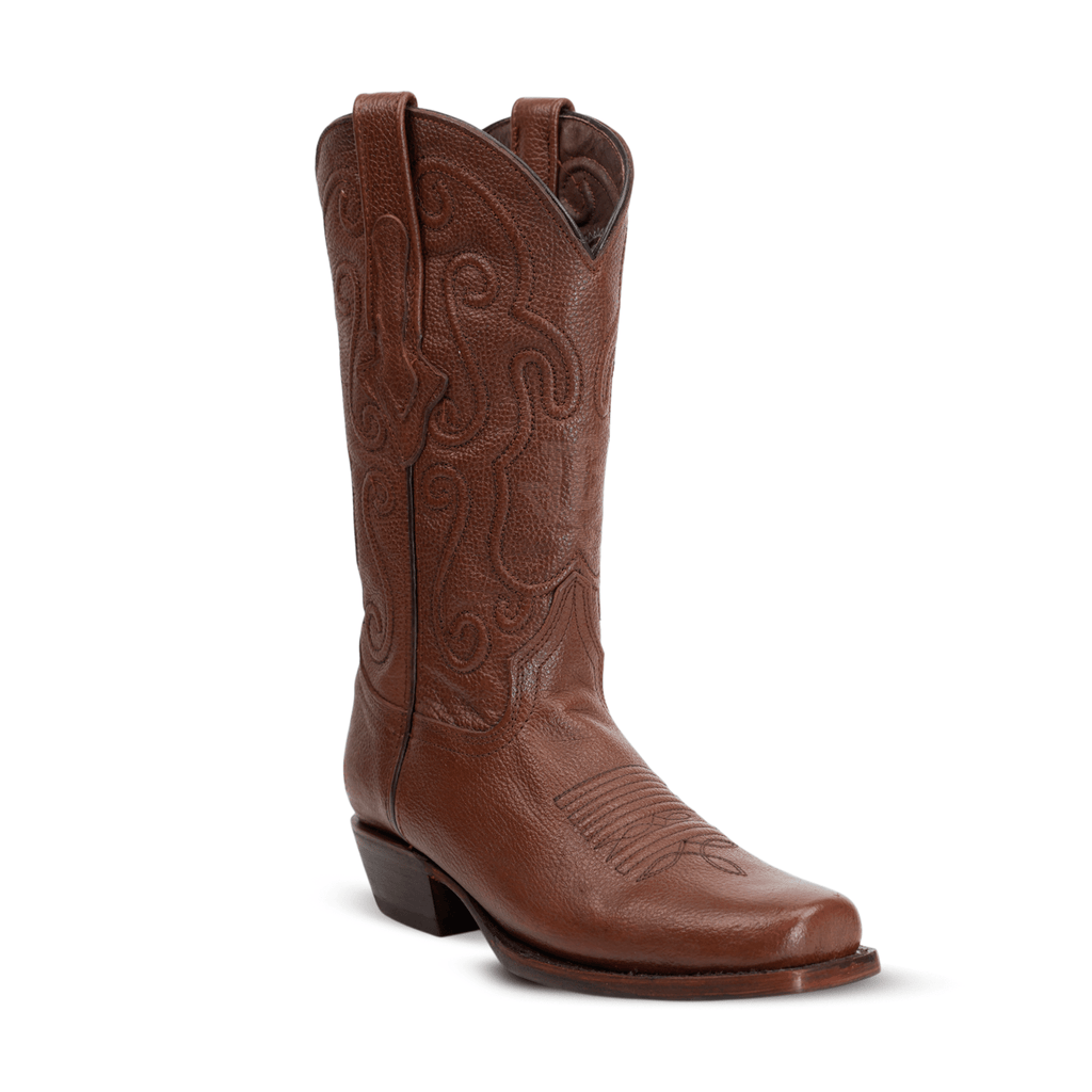 Grisly Cowboy Boots - Brown - Narrow Square Toe (E484) - Gomez Western Wear