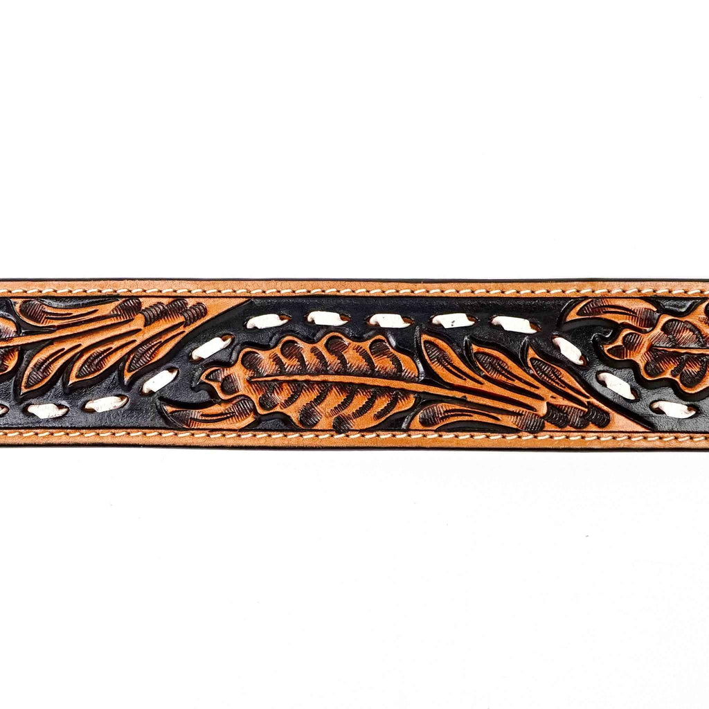 Hand-Tooled Leather Belt (MOD 2) - Gomez Western Wear