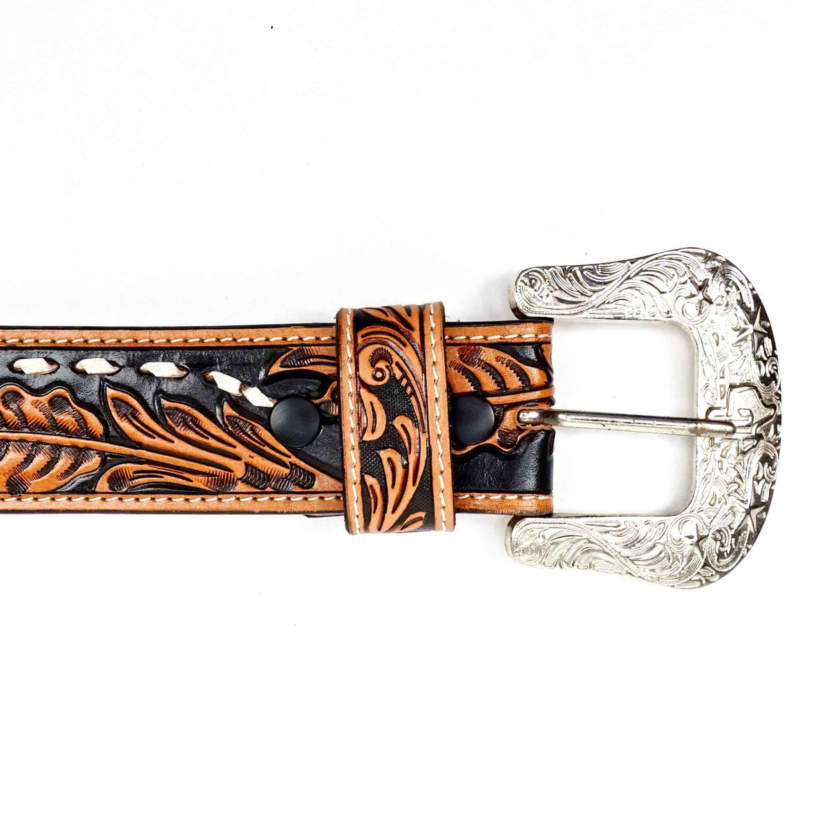 Hand-Tooled Leather Belt (MOD 2) - Gomez Western Wear
