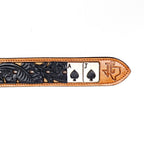 Hand-Tooled Leather Belt (MOD3) - Gomez Western Wear
