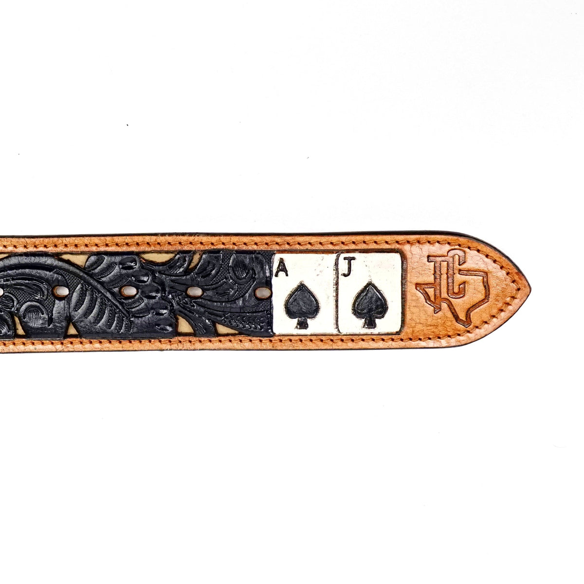 Hand-Tooled Leather Belt (MOD3) - Gomez Western Wear