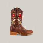 Karo Brown - Square Toe - Kids Boots - Gomez Western Wear