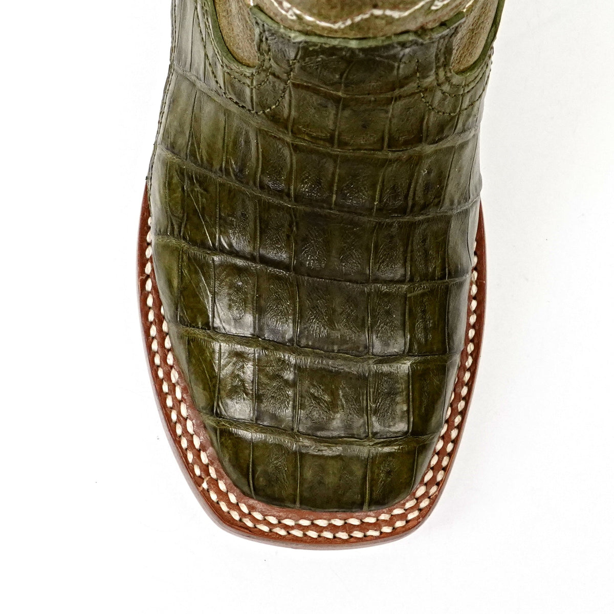 Kids Caiman Belly Agave Boots - Square Toe - Gomez Western Wear