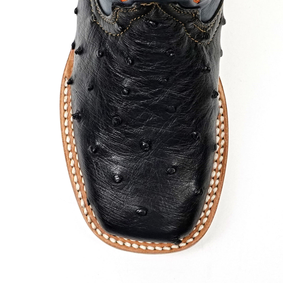 Kids Ostrich Boots - Black - Square Toe - Gomez Western Wear