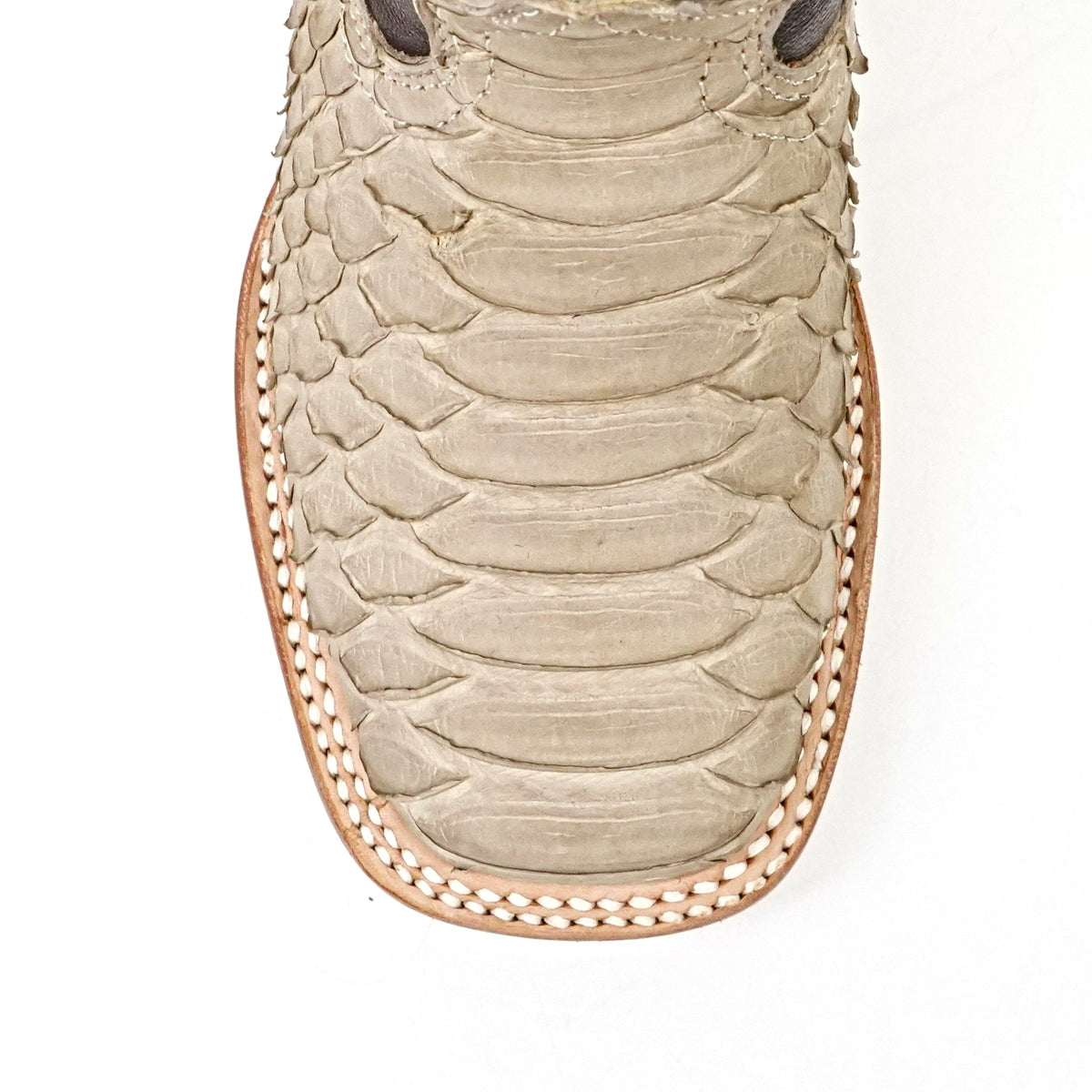 Kids Python Boots - Cappuccino - Square Toe - Gomez Western Wear
