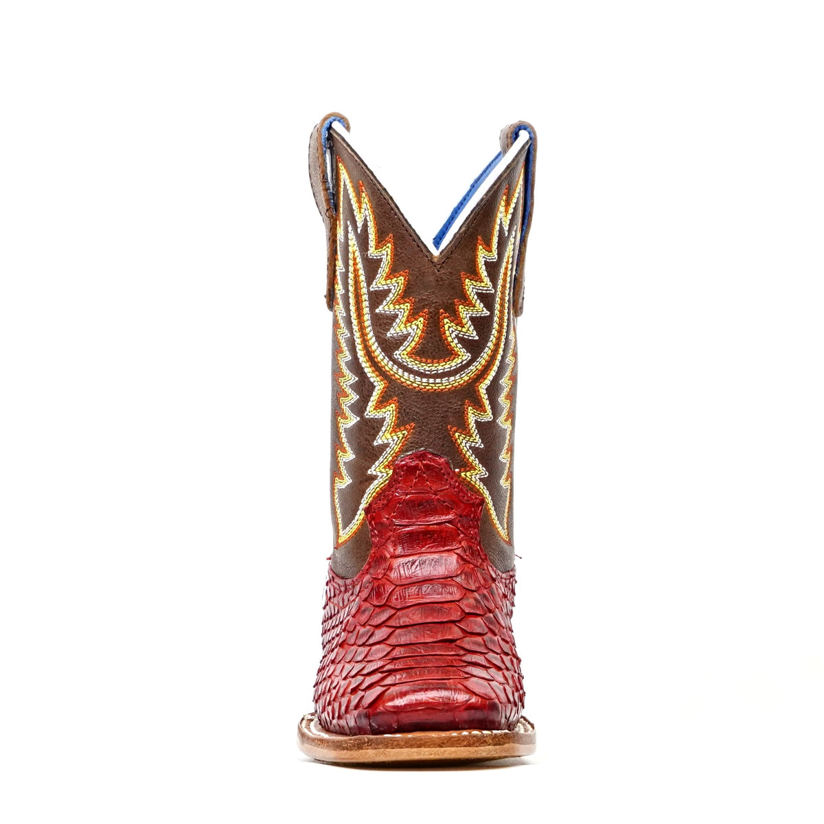 Kids Python Boots - Red - Square Toe - Gomez Western Wear