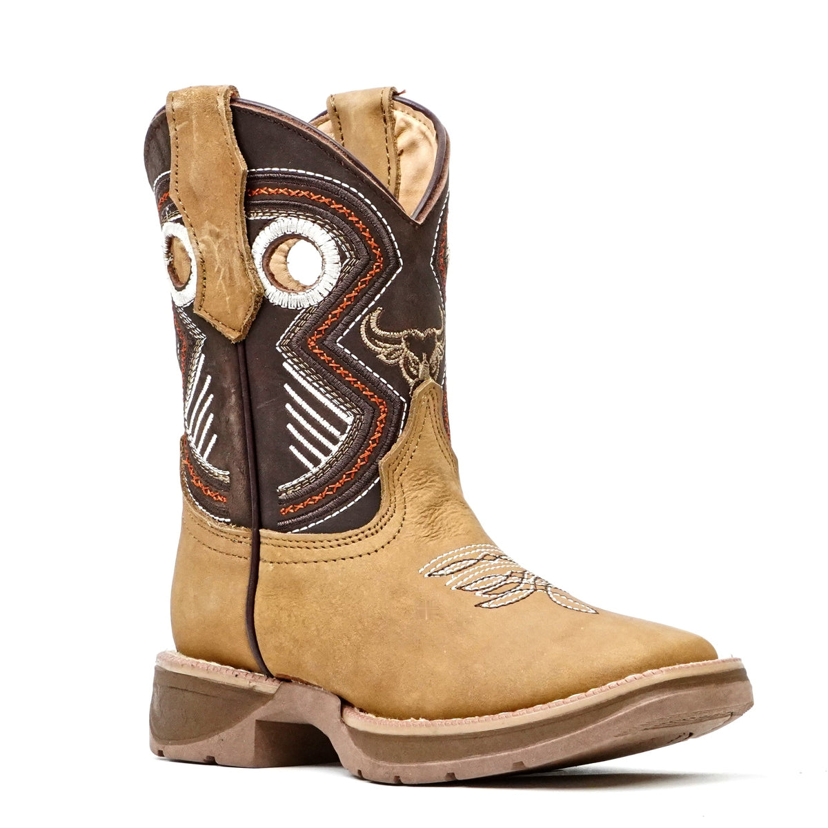 Kids Tan Roughout Boots - Double-Density Sole - Square Toe&nbsp; - Gomez Western Wear