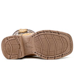 Kids Tan Roughout Boots - Double-Density Sole - Square Toe&nbsp; - Gomez Western Wear