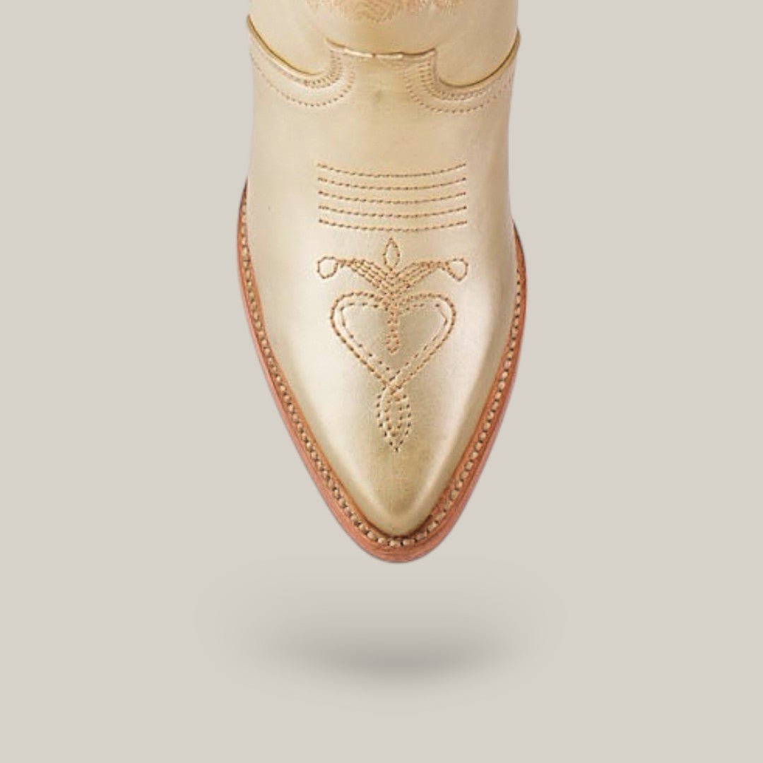 Linda Gold Tall Shaft Boots - Snip Toe - Gomez Western Wear