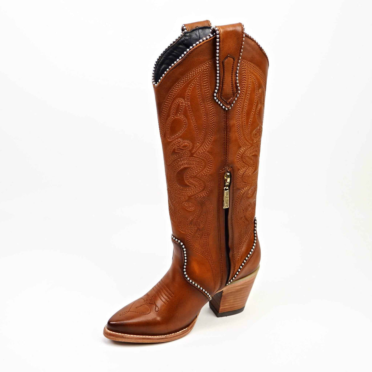Linda Orange - Tall Shaft - J Toe - Gomez Western Wear