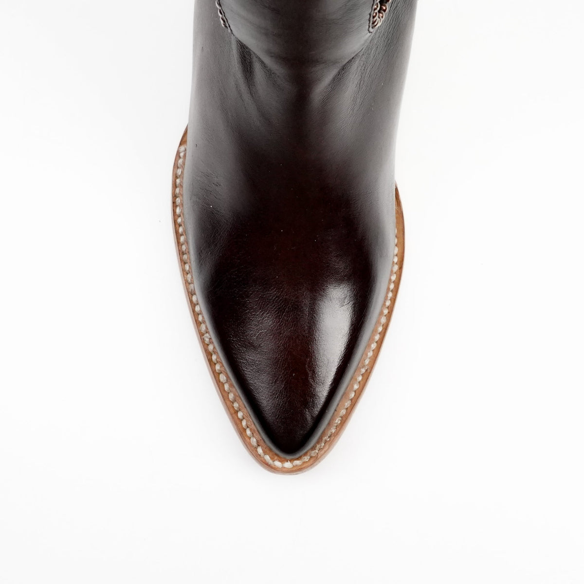Londres Chocolate Brown Tall Shaft Boots - J Toe - Gomez Western Wear