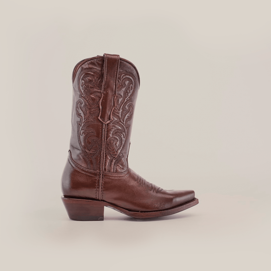 Mestizo Mocha Short Shaft Boots - Snip Toe (E758) - Gomez Western Wear