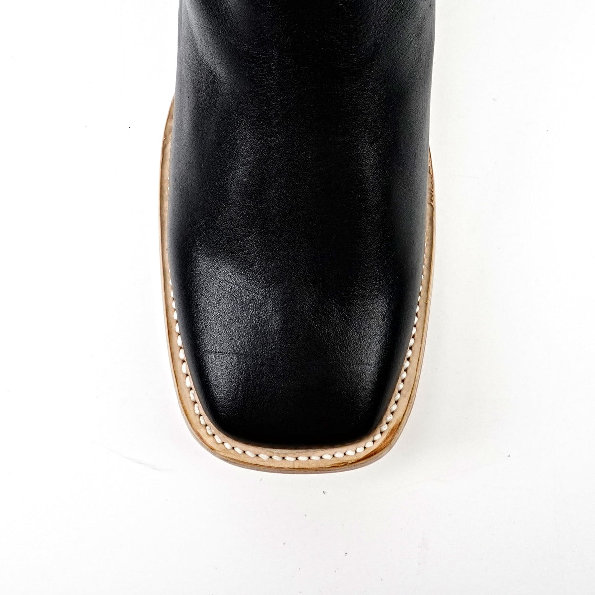 Nappa Black Ankle Boots - Square Toe (E1200) - Gomez Western Wear