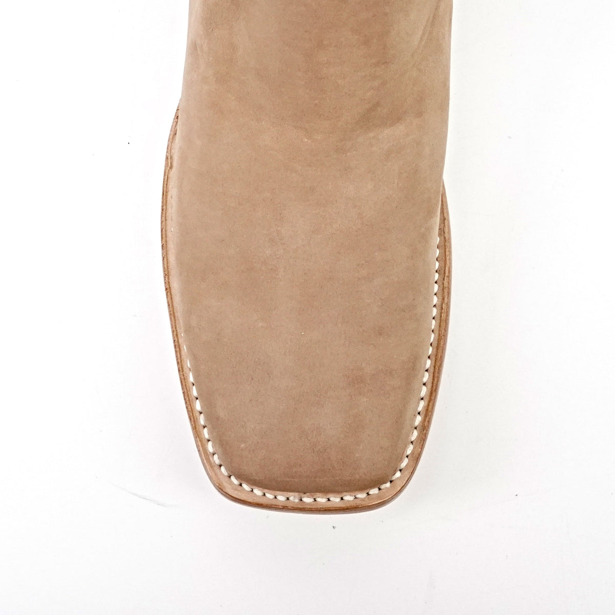 Nubuck Sand Ankle Boots - Square Toe (E1200) - Gomez Western Wear