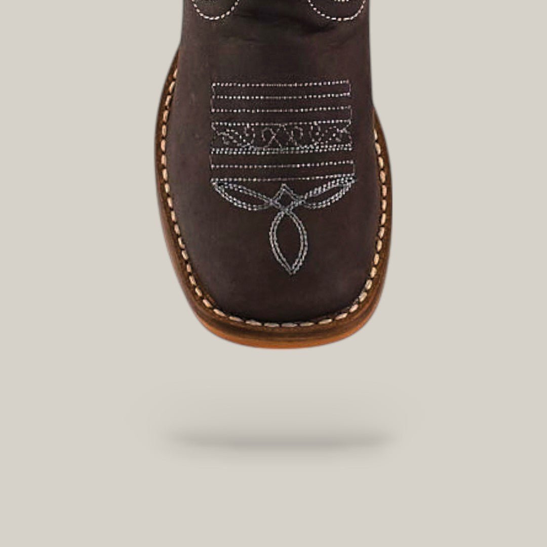 Orion Suede Oxford - Square Toe - Kids Boots - Gomez Western Wear