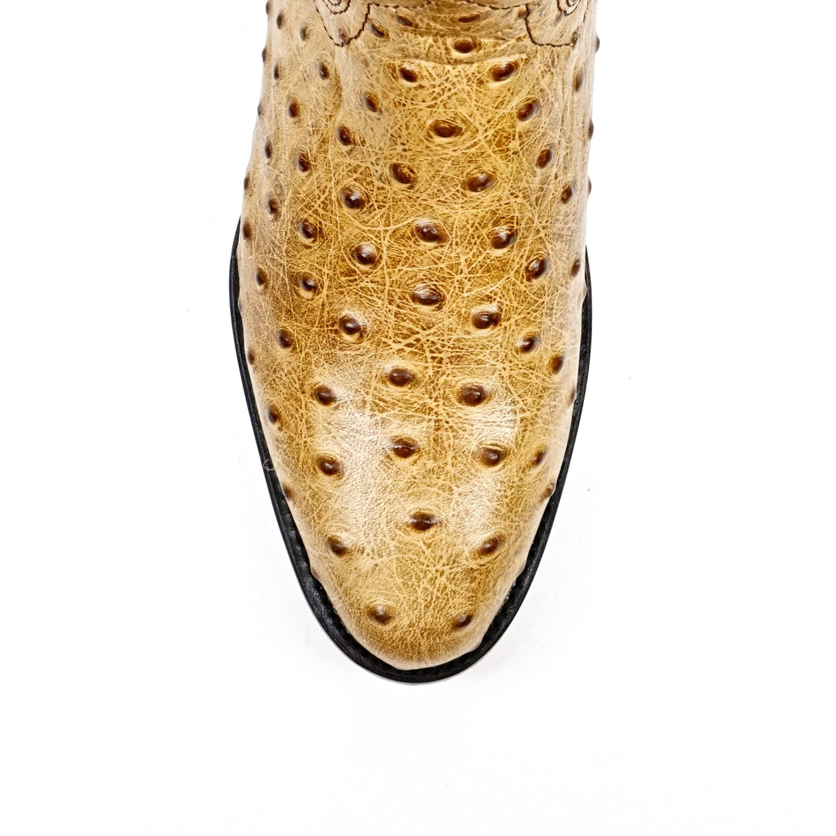 Ostrich Orix Boots - Embossed Leather - Round Toe (E436) - Gomez Western Wear