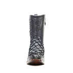Pirarucu Fish Newspaper Short Boots - Narrow Square Toe - Gomez Western Wear