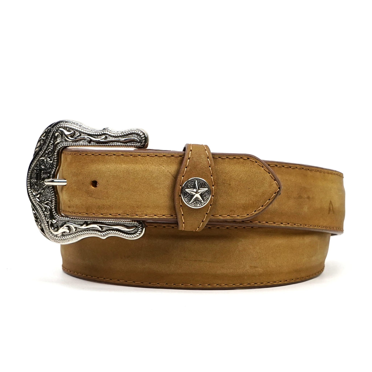 Plain Cowhide Belt - Crazy Tan (C-1901) - Gomez Western Wear