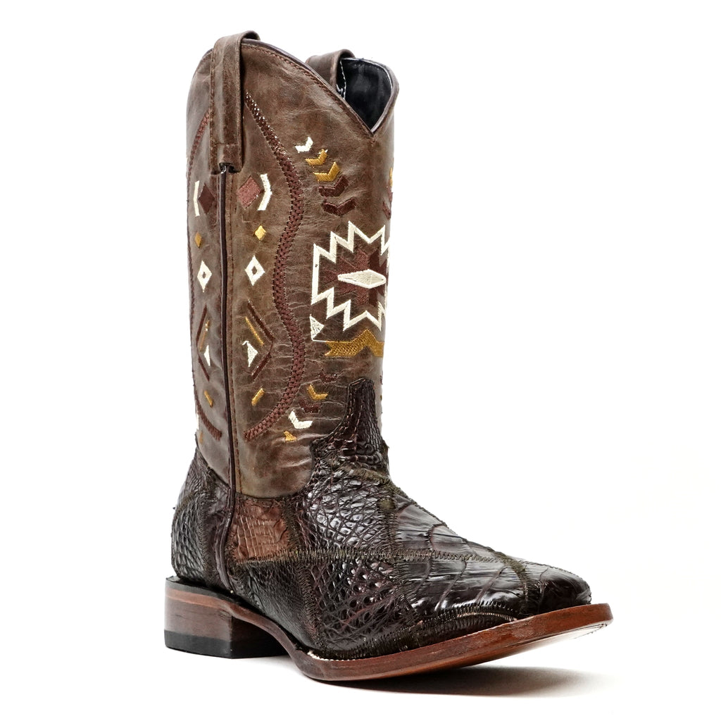 R003 Joven Alligator Cafe Rombos - Gomez Western Wear