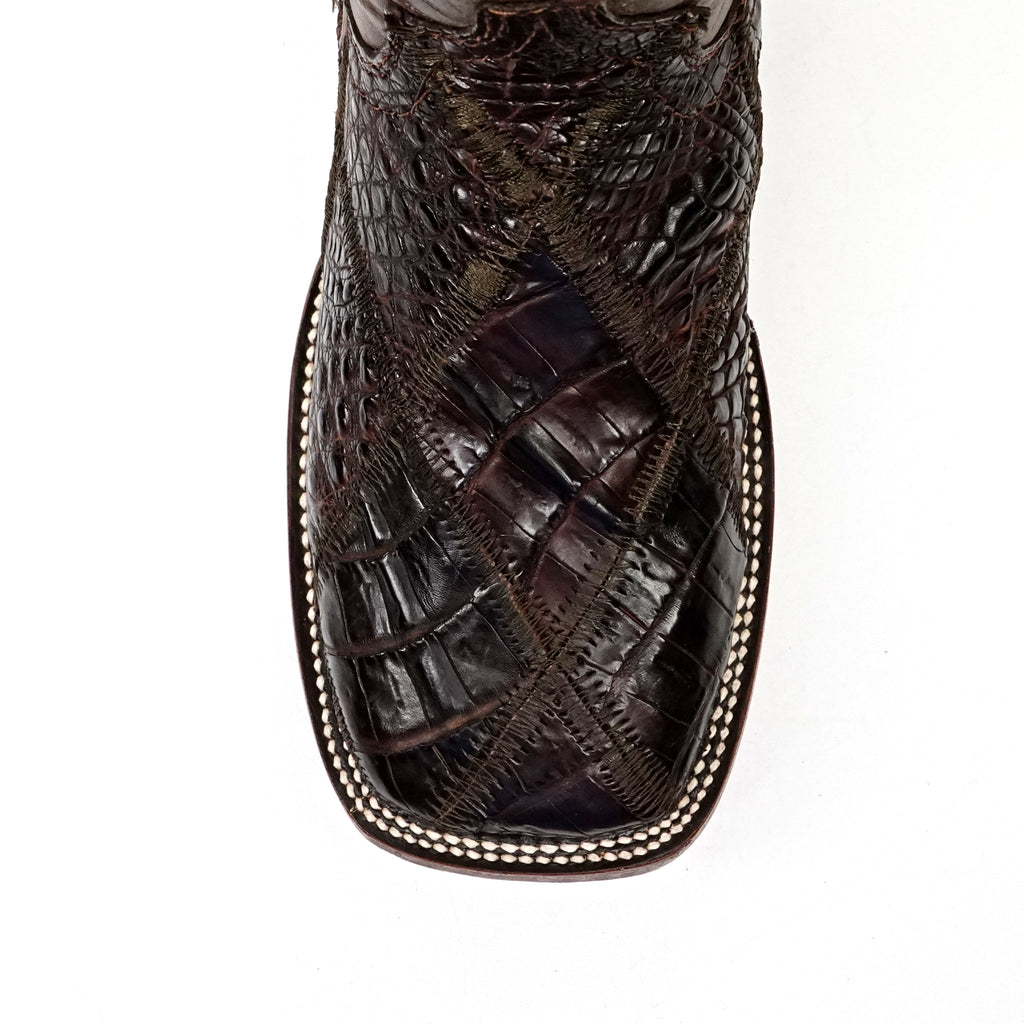 R003 Joven Alligator Cafe Rombos - Gomez Western Wear