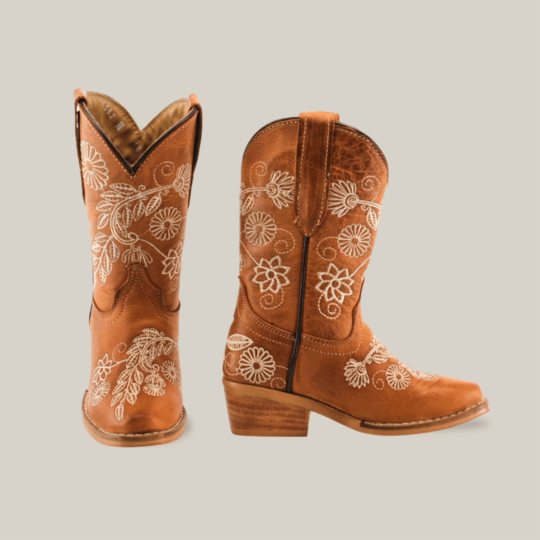 Rama Honey - Snip Toe - Kids Boots - Gomez Western Wear