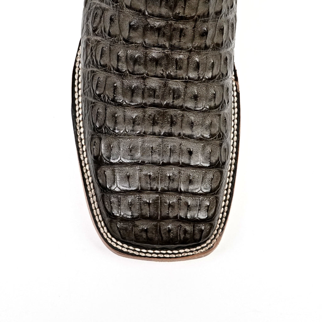 Rhodes Caiman Hornback Boots - Serpentine - Square Toe (LM10) - Gomez Western Wear