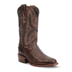 Rhodes Caiman Hornback Boots - Tobacco - Round Toe (LM220) - Gomez Western Wear