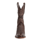 Rhodes Caiman Hornback Boots - Tobacco - Round Toe (LM220) - Gomez Western Wear