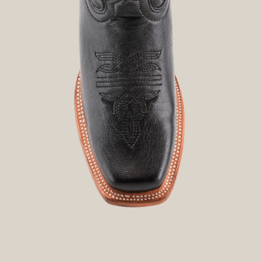 Rush - Black Short Shaft Boots - Narrow Square Toe (E316) - Gomez Western Wear