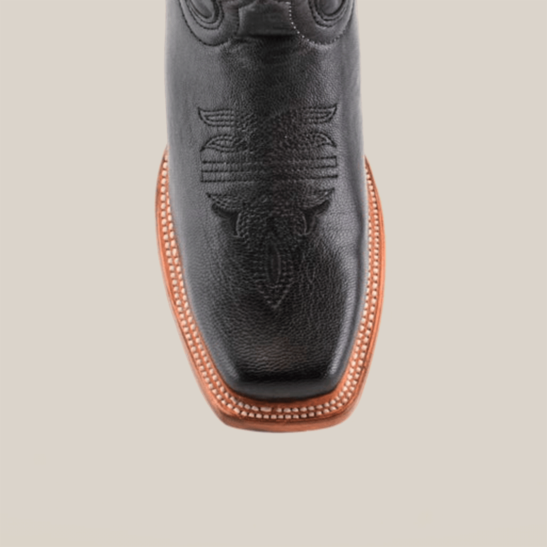Rush - Black Short Shaft Boots - Narrow Square Toe (E316) - Gomez Western Wear