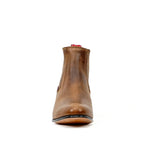 Rustic Honey Ankle Boots - Round Toe (E500) - Gomez Western Wear