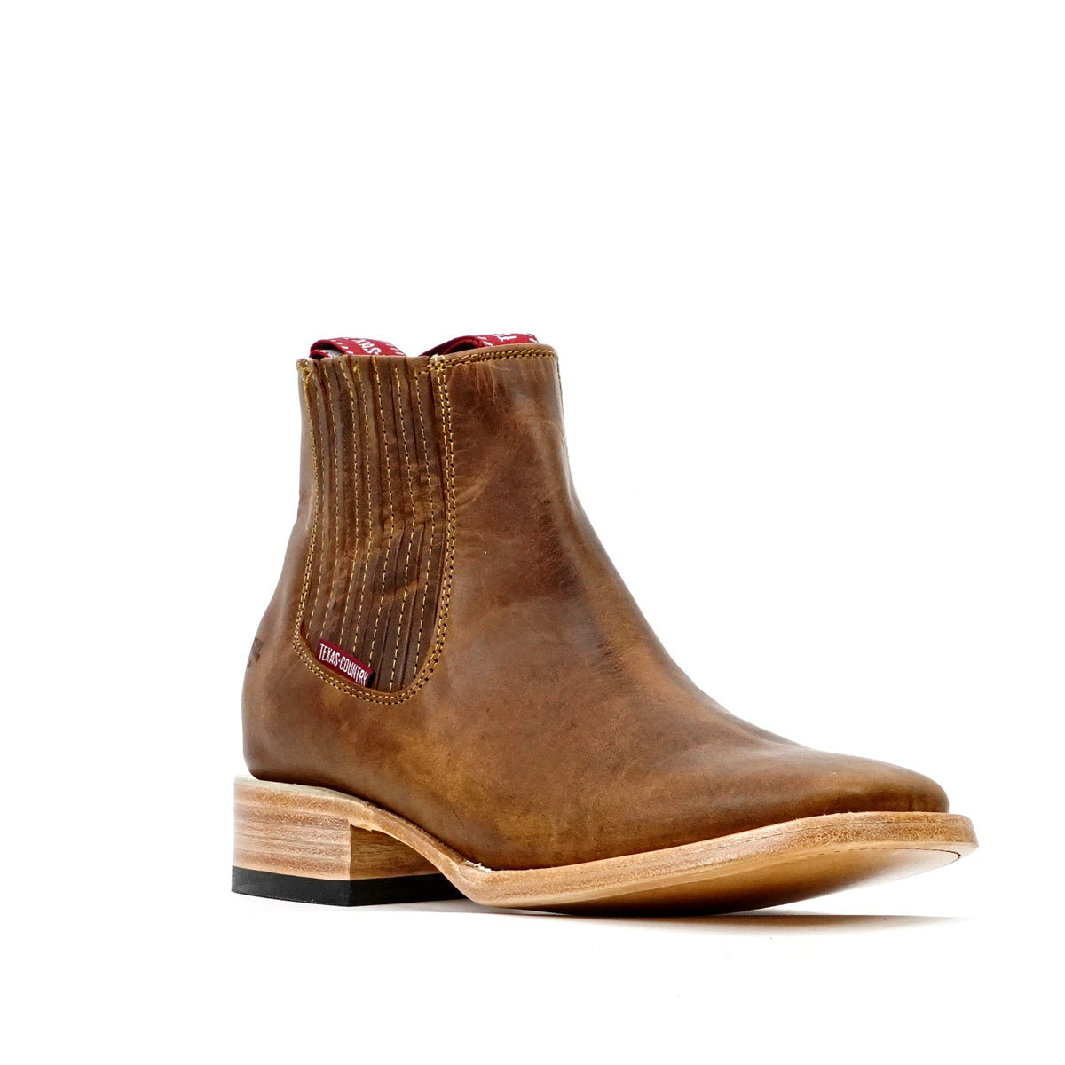 Rustic Honey Ankle Boots - Square Toe (E1200) - Gomez Western Wear