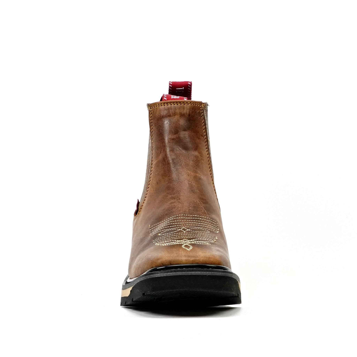 Rustic Honey Double Density Sole Ankle Boots - Square Toe (E1200) - Gomez Western Wear