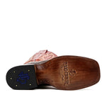 Shrunken Calf Brown Cowboy Boots - Square Toe (TS083) - Gomez Western Wear
