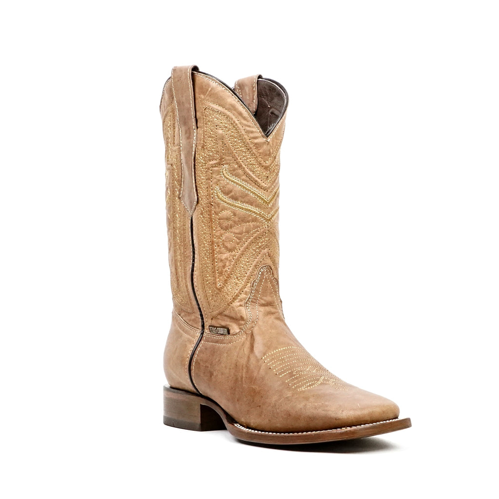 Sierra Fawn Cowboy Boots - Square Toe (E917) - Gomez Western Wear