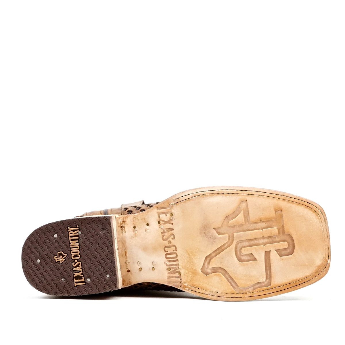 Sierra Orix Basketweave Boots - Square Toe (E634) - Gomez Western Wear