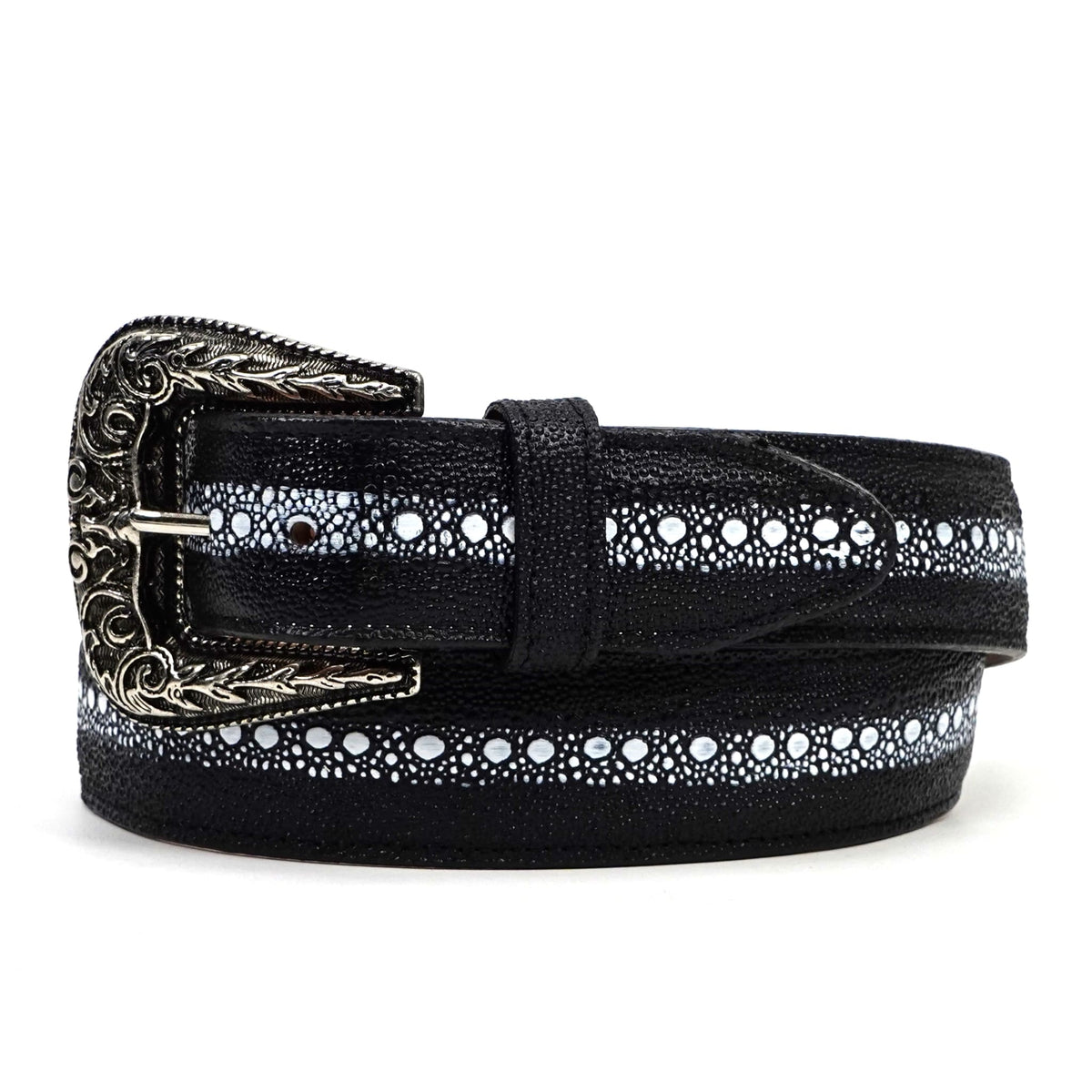 Stingray Embossed Leather Belt (C-IMI) - Gomez Western Wear