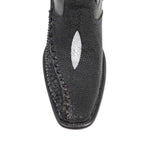 Stingray & Python Short Boots - Narrow Square Toe - Gomez Western Wear