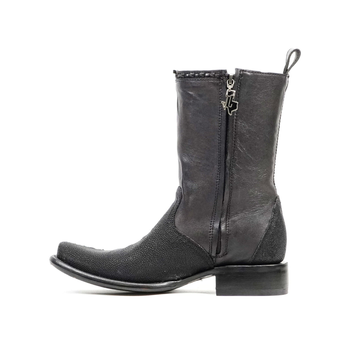 Stingray & Python Short Boots - Narrow Square Toe - Gomez Western Wear