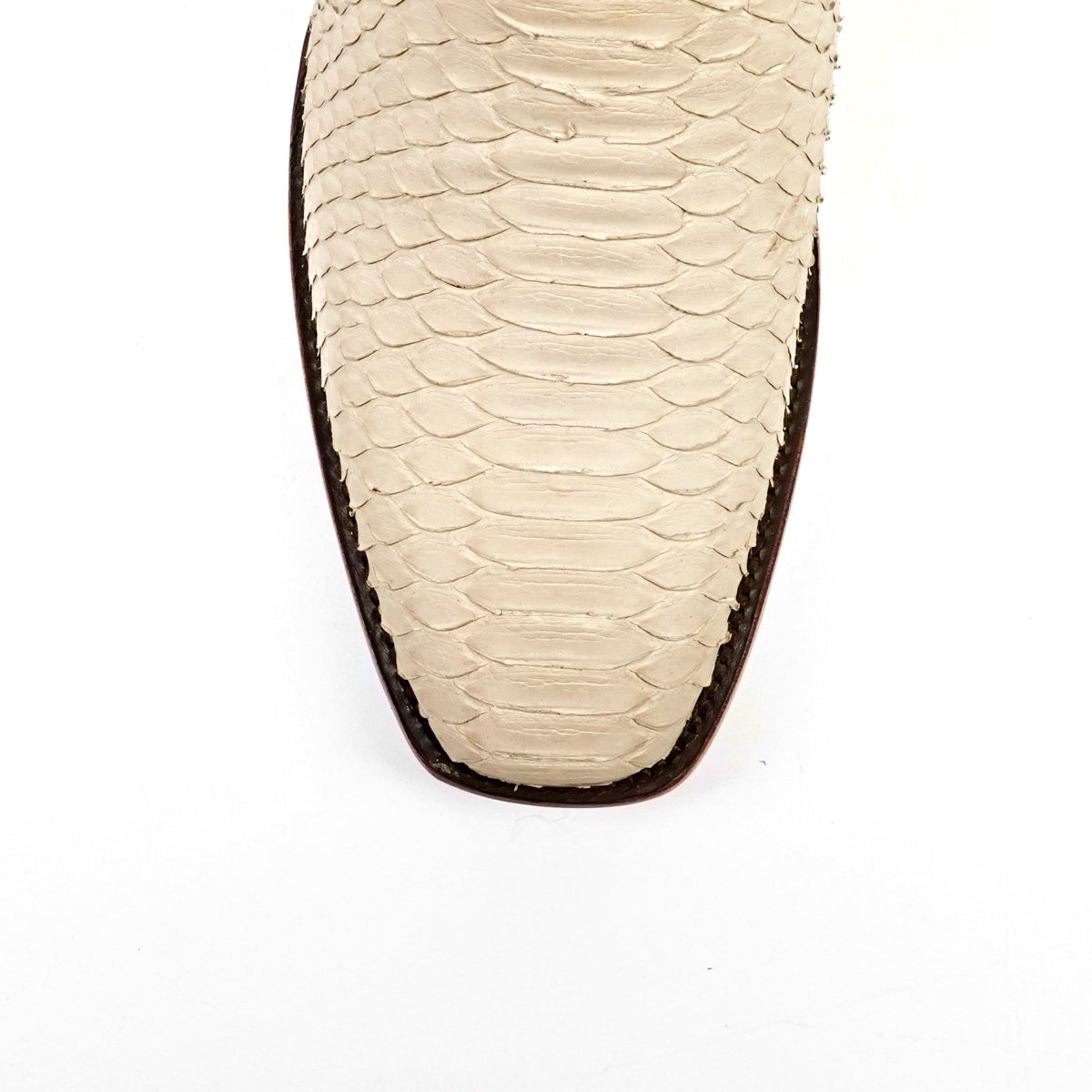Tanner Python Boots - Cappuccino - Cutter Toe (PN26) - Gomez Western Wear
