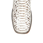 Tanner Python Boots - Natural - Square Toe (PN30) - Gomez Western Wear