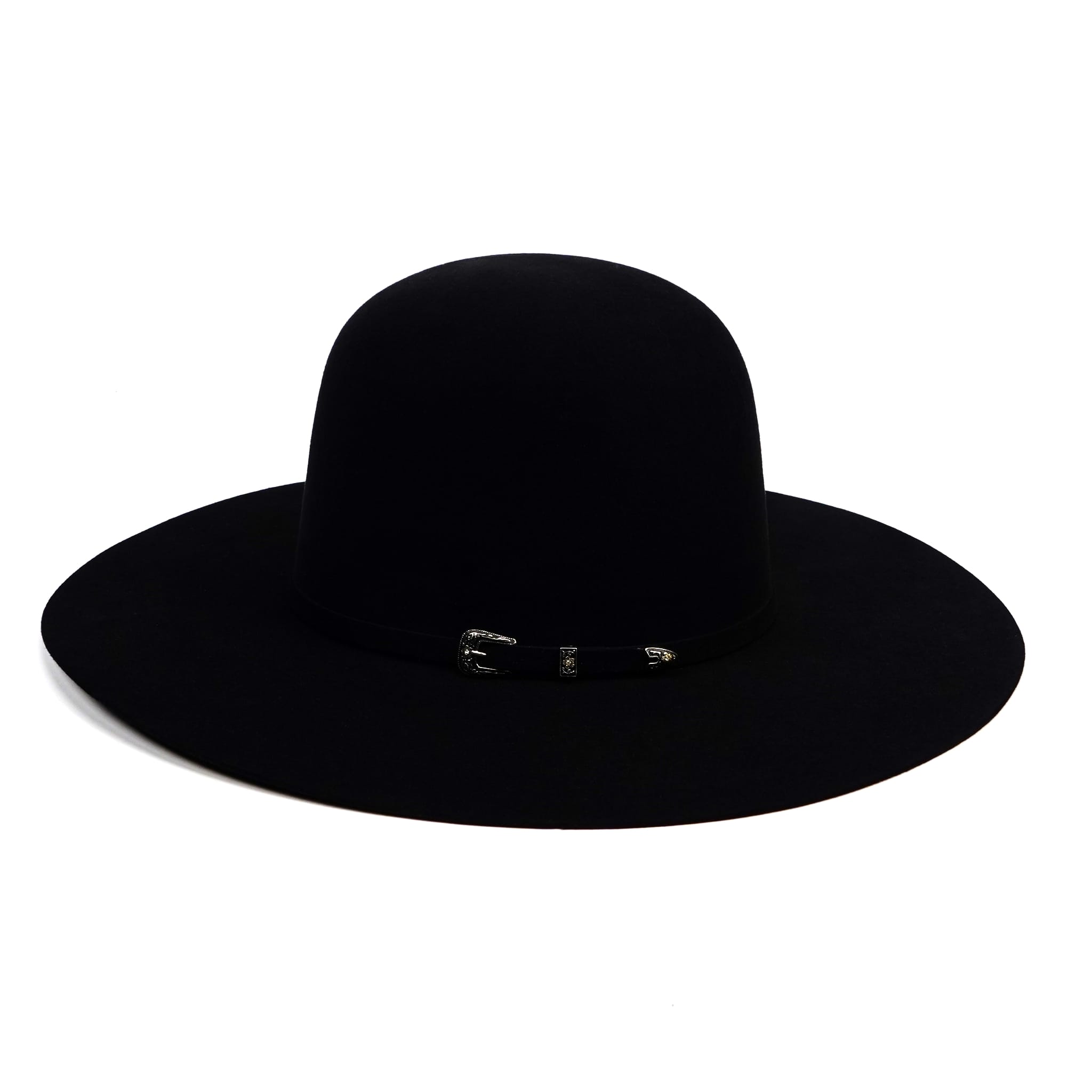 TC Hats Texanas TC TC Hats - 20X Open Crown Hat - Black