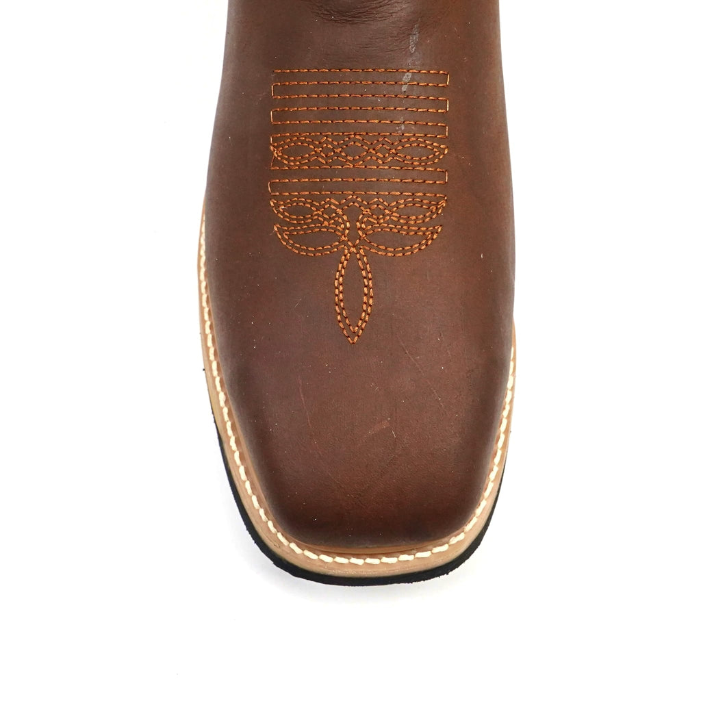 Texas Country Bota Trabajo TC Texas Country - Dark Tan Work Boots - Steel Toe (E1700)